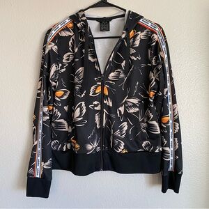 adidas farm rio butterfly cropped jacket hoodie